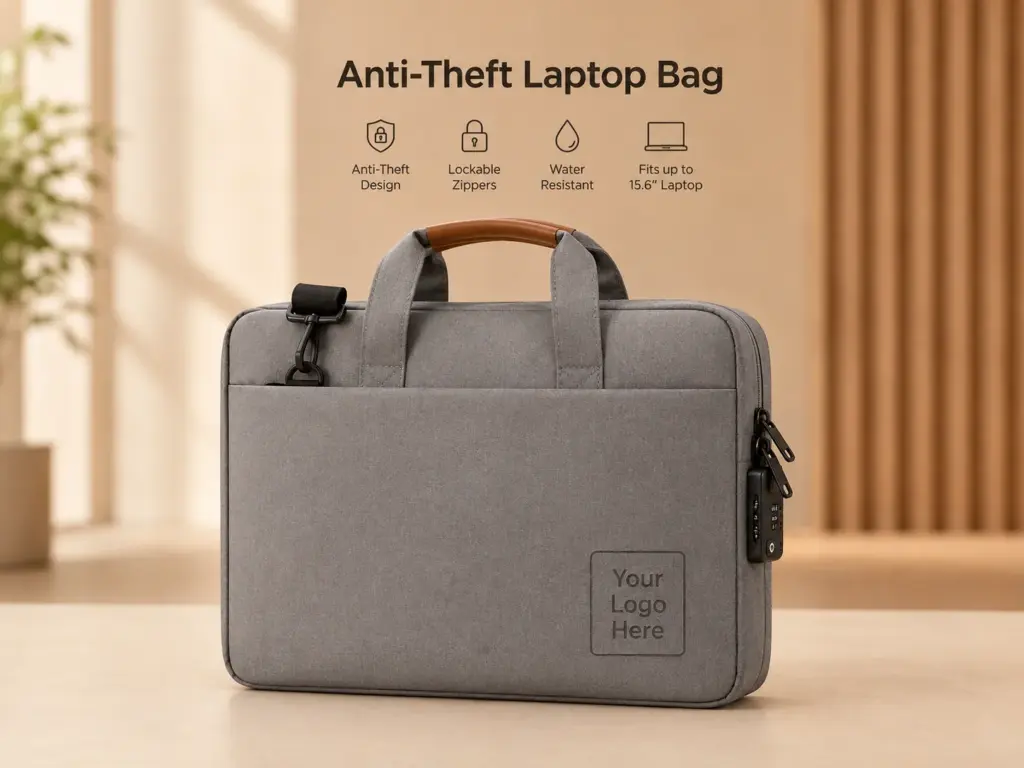 Anti-Theft Laptop Bag (Minimum Order Quantity: 50)