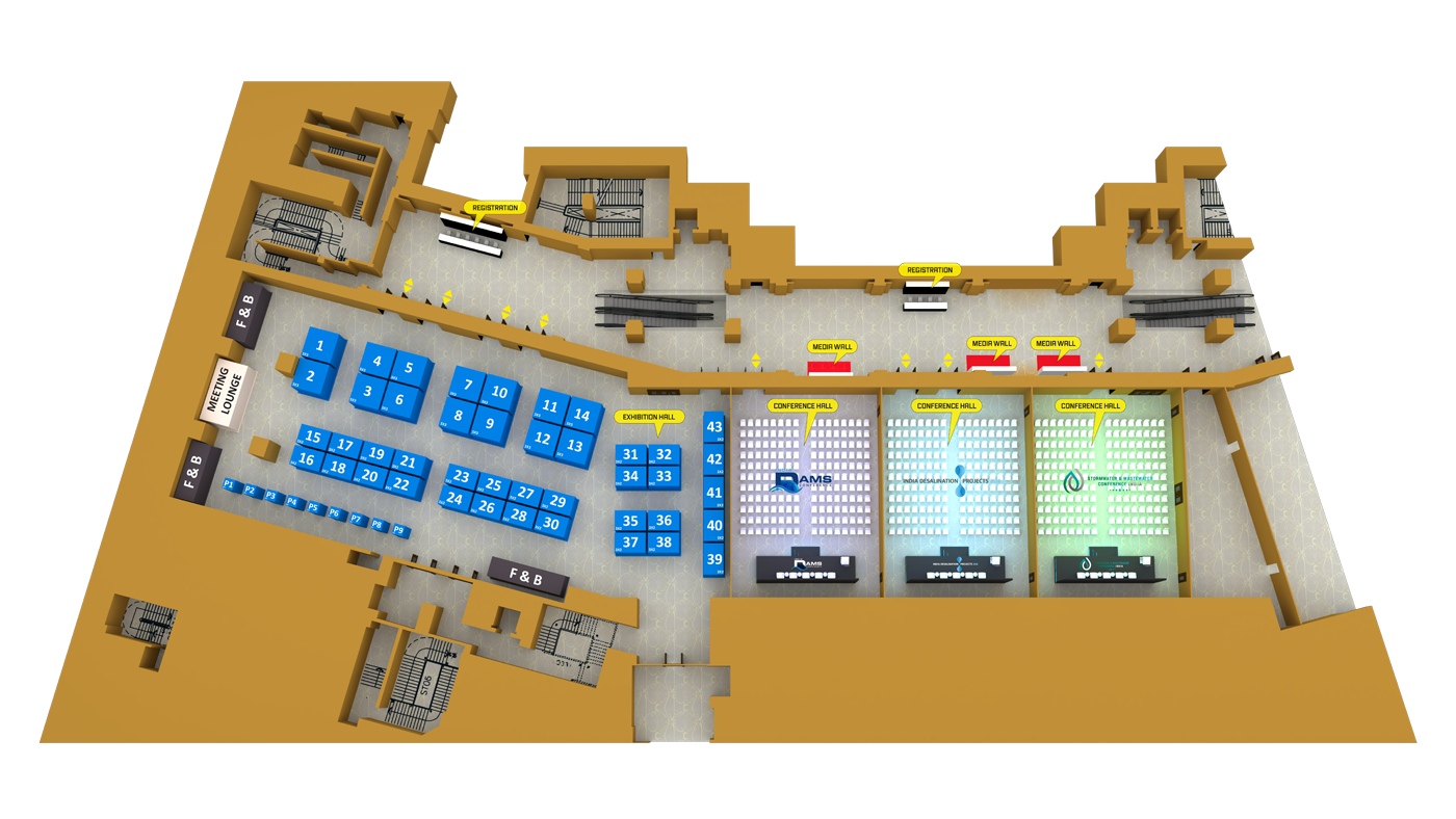 Stormwater & Wastewater Conference India 2026 floor plan